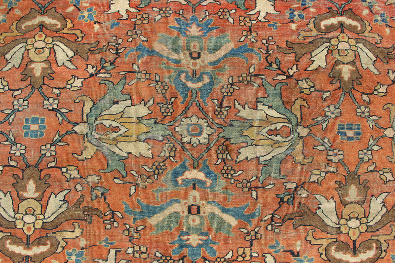 Antique Fine Mahal Carpet 318 x 407cm / 10'6" x 14'4"