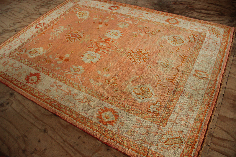 Antique Oushak Carpet, Small, 220 x 287cm / 7'3" x 9'5"