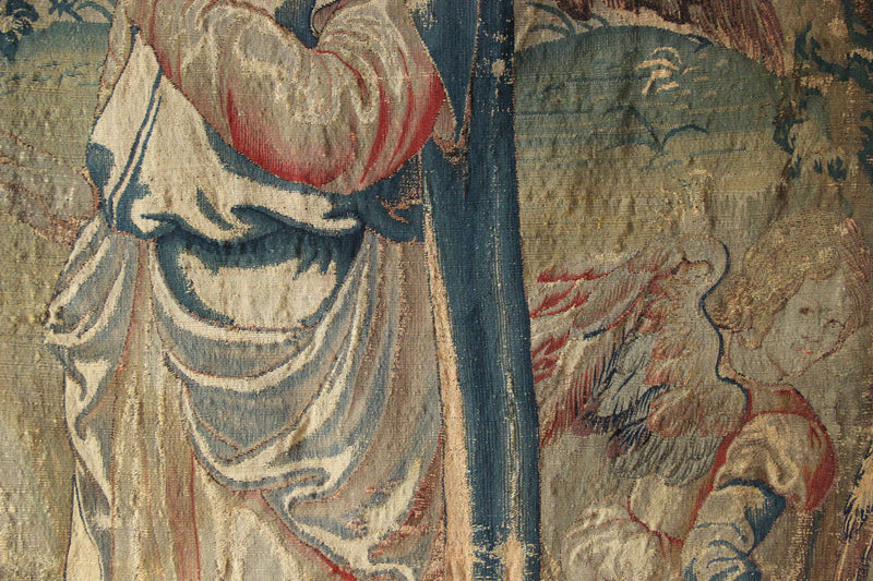 17th Century Flemish Tapestry 103 x 251 cm / 3'4" x 8'7"