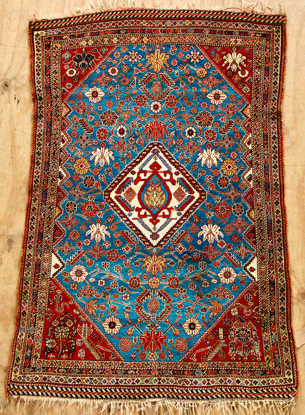 Antique Qashqai Rug 96 x 150cm / 3'2" x 4'11"