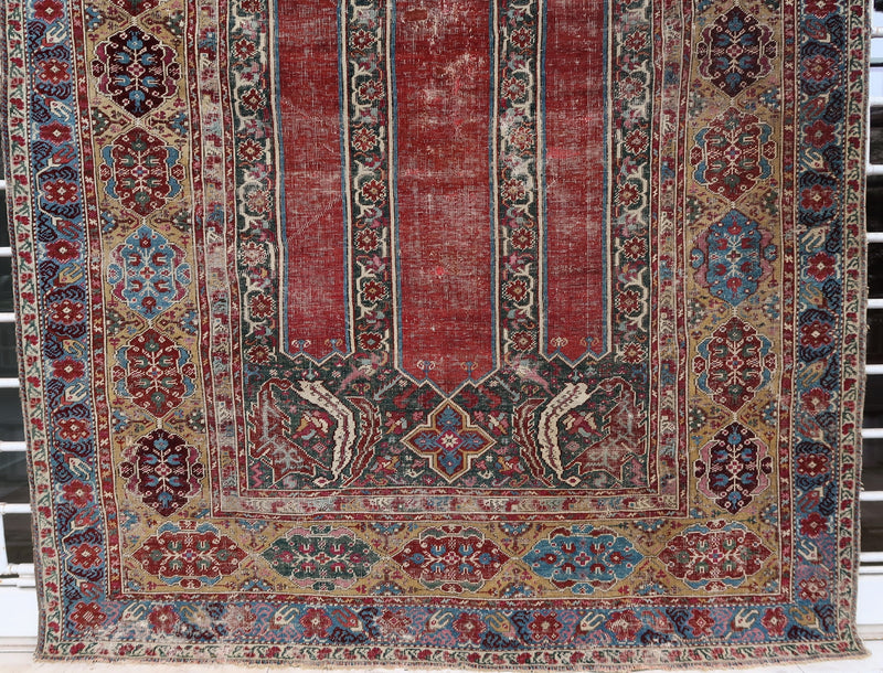 18th Century Ottoman Prayer Rug 5'3" x 7'1" / 159 x 216cm