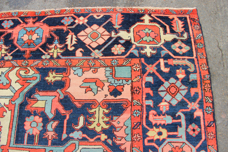 Antique Karadja Carpet, Oversize 407 x 480cm / 13'4" x 15'9"