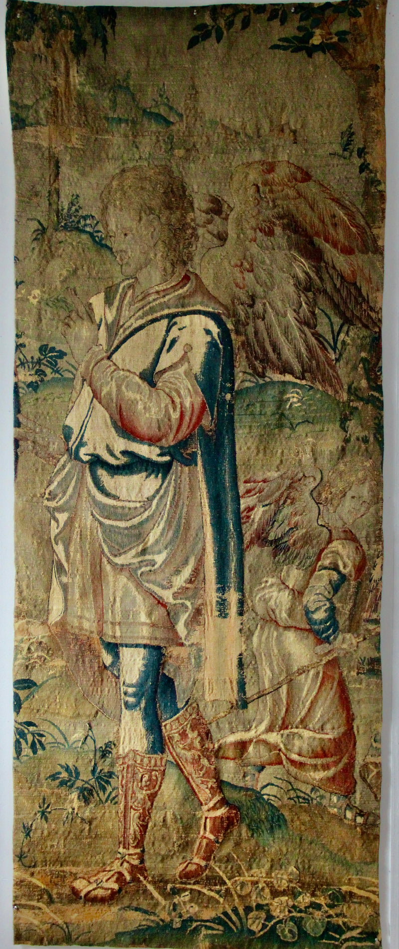 17th Century Flemish Tapestry 103 x 251 cm / 3'4" x 8'7"
