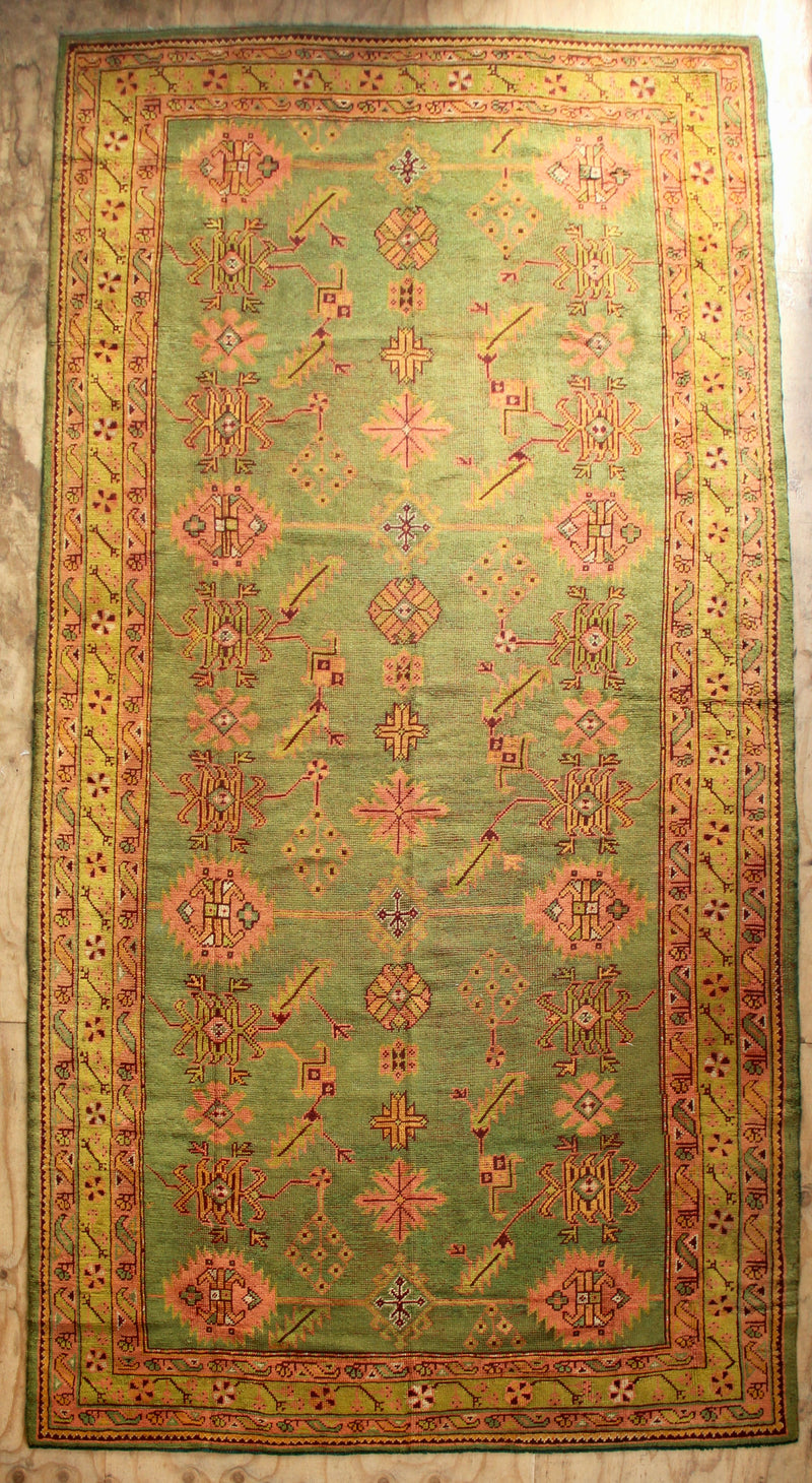 Antique Oushak Kelleh 221 x 448cm / 7'3" x 14'8"