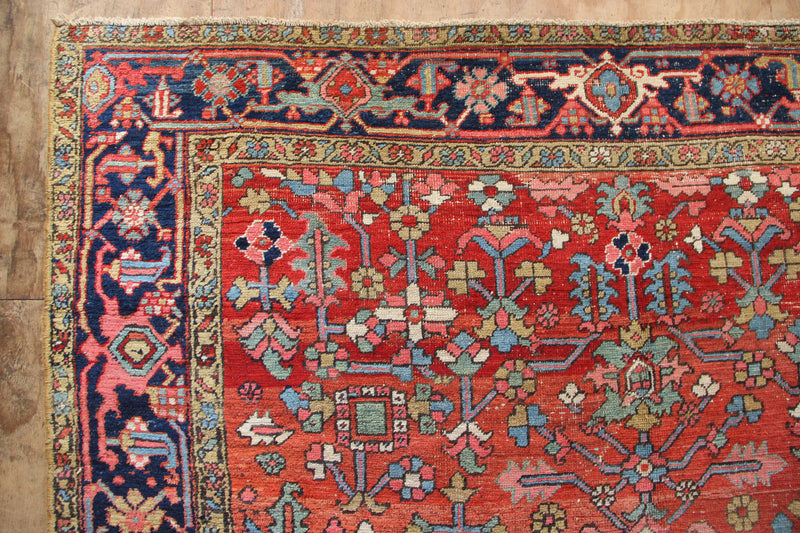Antique Heriz Carpet 242 x 337cm