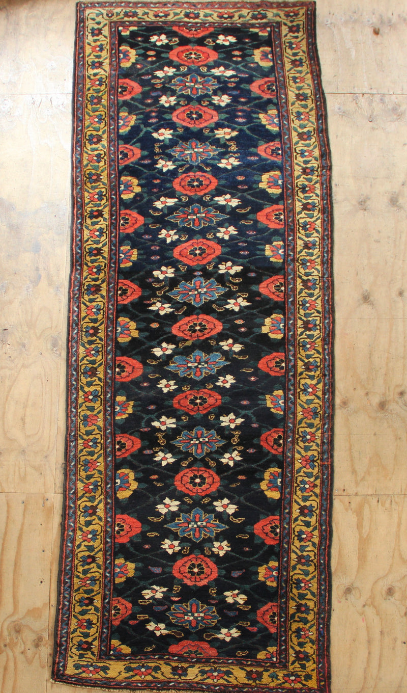 Antique Kurdish Mina Khani Runner131/141 x 411cm - 4'4"/4'7" x 13'6"