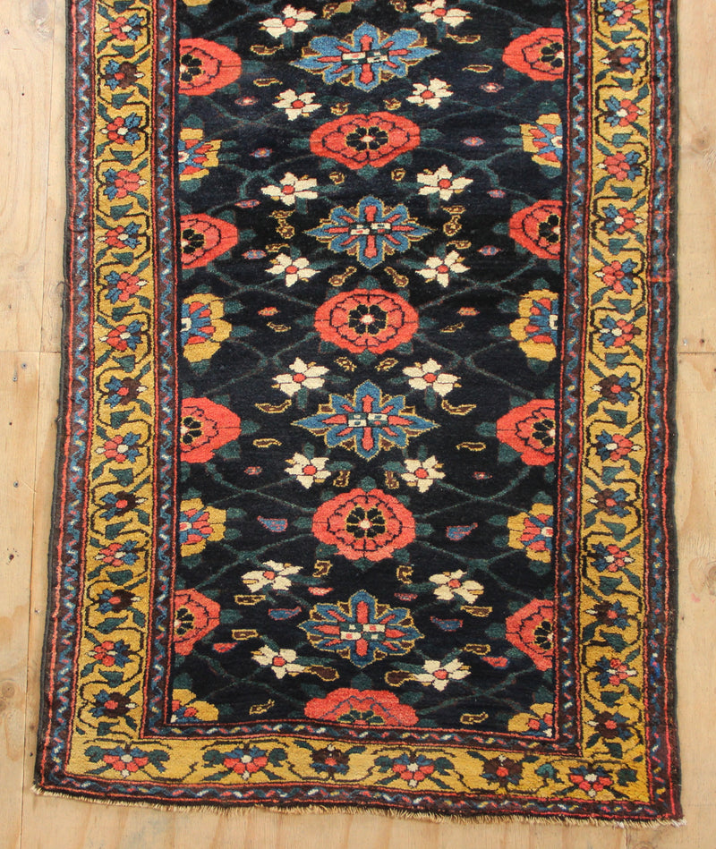 Antique Kurdish Mina Khani Runner131/141 x 411cm - 4'4"/4'7" x 13'6"