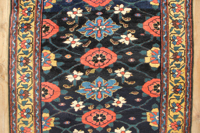 Antique Kurdish Mina Khani Runner131/141 x 411cm - 4'4"/4'7" x 13'6"