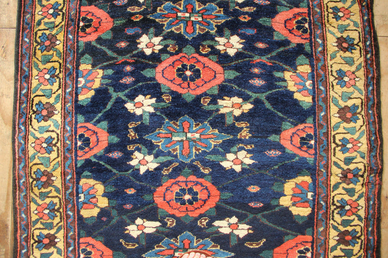 Antique Kurdish Mina Khani Runner131/141 x 411cm - 4'4"/4'7" x 13'6"