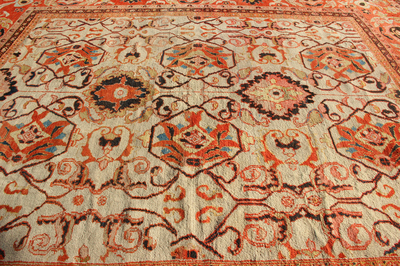 Antique Ziegler & Co Carpet 389 x 413cm / 12'9" x 13'2"