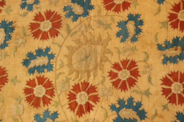 18th century Ottoman embroidery 140 x 218cm / 4'6" x 7'2"