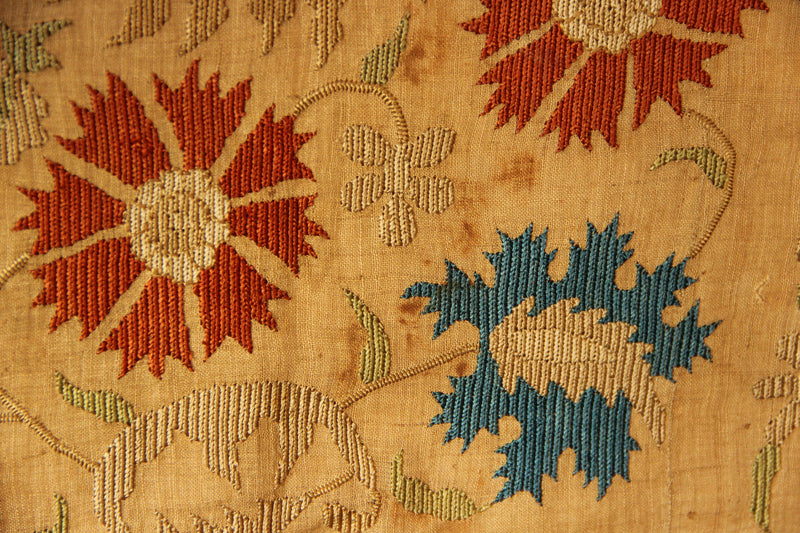 18th century Ottoman embroidery 140 x 218cm / 4'6" x 7'2"