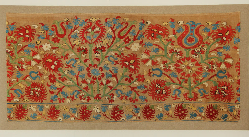 17th/18th century Skyros Embroidery, Greek Islands 70 x 35cm / 2'4" x 1'2"