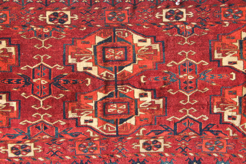 Antique 6 Gul Tekke Torba with holes 111 x 42cm / 3'8" x 1'4"