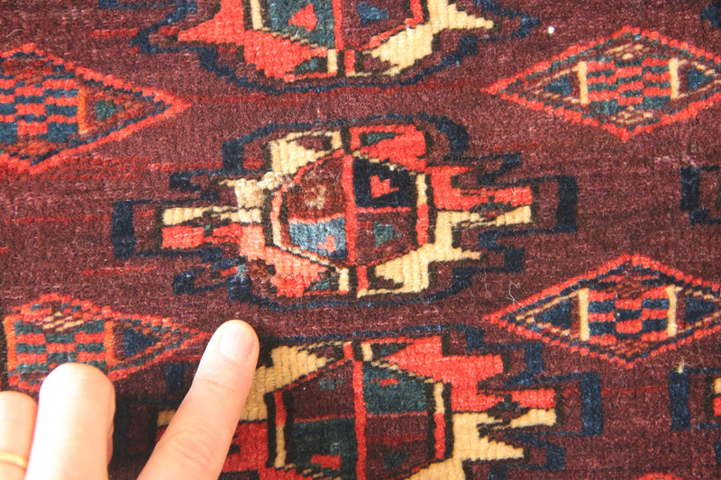 Antique Yomud Mafrash 92 x 45cm / 3'0" x 1'6"