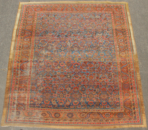 Antique Bakshiash Carpet Sky Blue 303 x 397cm / 9'11" x 13'0"