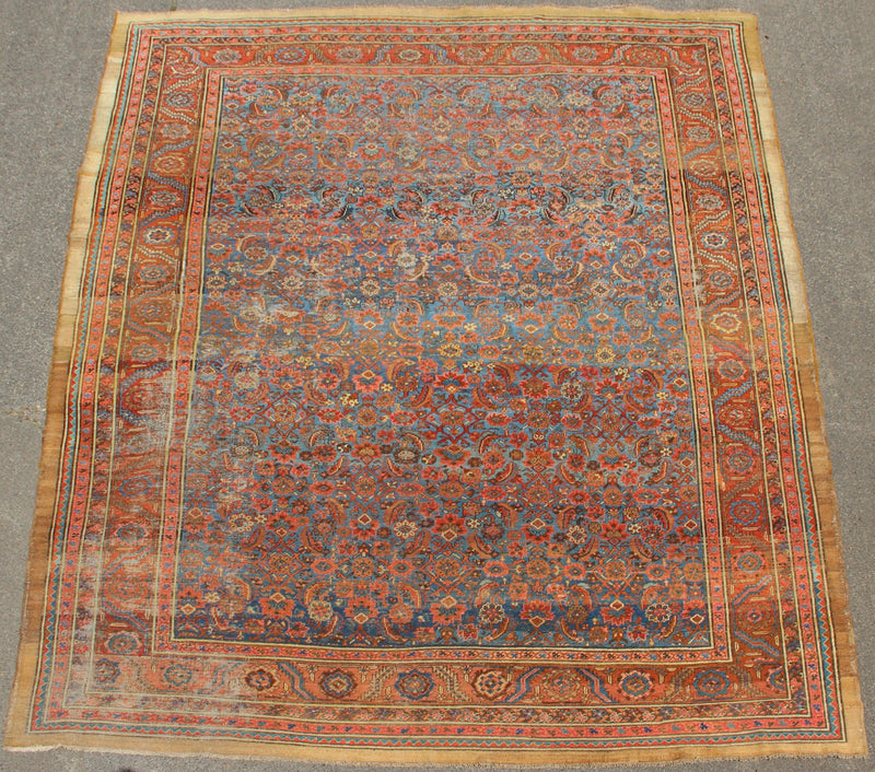 Antique Bakshiash Carpet Sky Blue 303 x 397cm / 9'11" x 13'0"