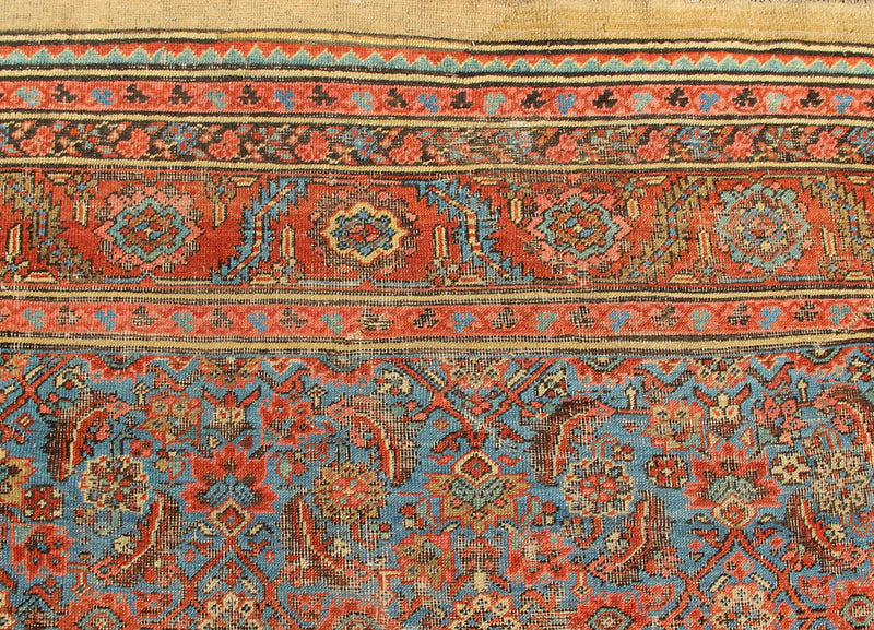 Antique Bakshiash Carpet Sky Blue 303 x 397cm / 9'11" x 13'0"