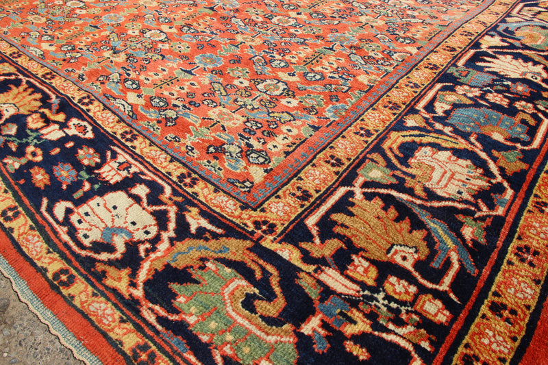 Antique Mahal Carpet 323 x 429cm / 10'7" x 14'1"
