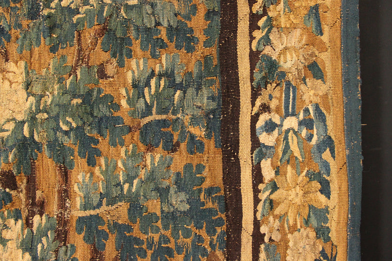 17/18th Century Verdure Tapestry Possibly Audenarde 9'5" x 8'2" / 287 x 250cm