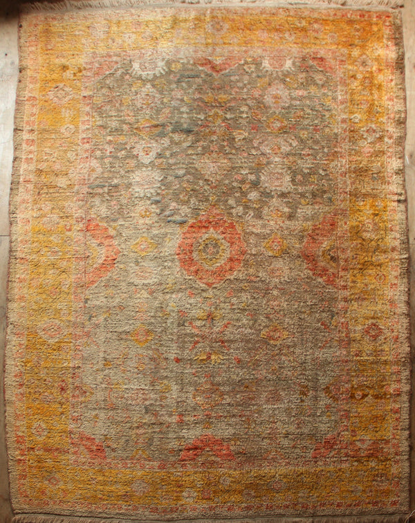 Antique Angora Kula Oushak 8'2" x 10'8" / 252 x 325cm