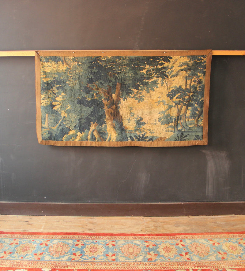 18th Century Flemish Verdue Tapestry 5'7" x 3'1" / 169 x 93cm