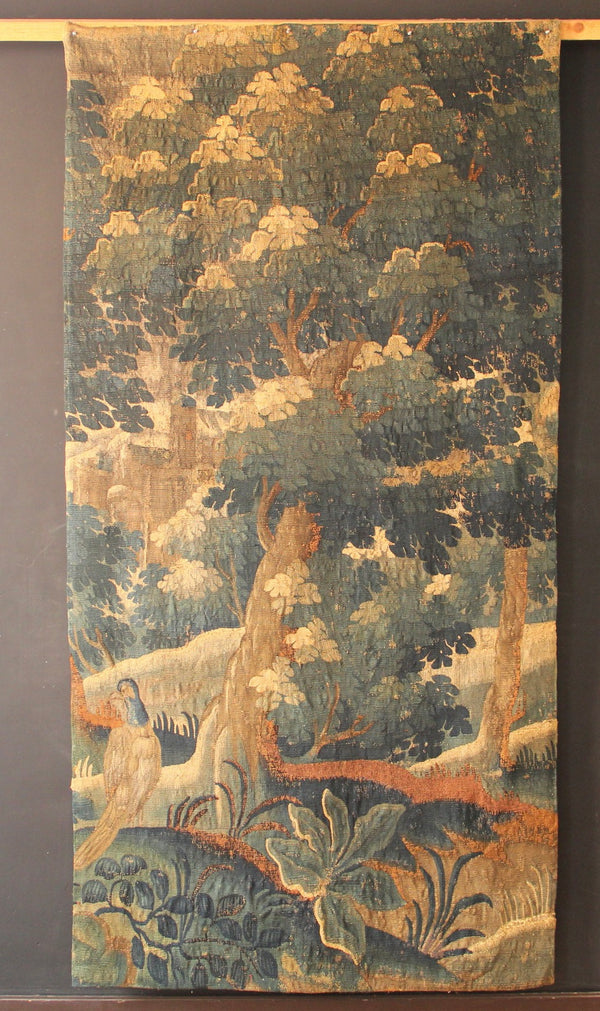 18th Century Flemish Verdure Tapestry 3'10" x 7'7" / 117 x 230cm