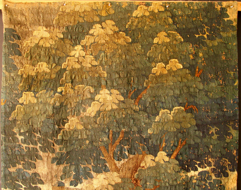 18th Century Flemish Verdure Tapestry 3'10" x 7'7" / 117 x 230cm