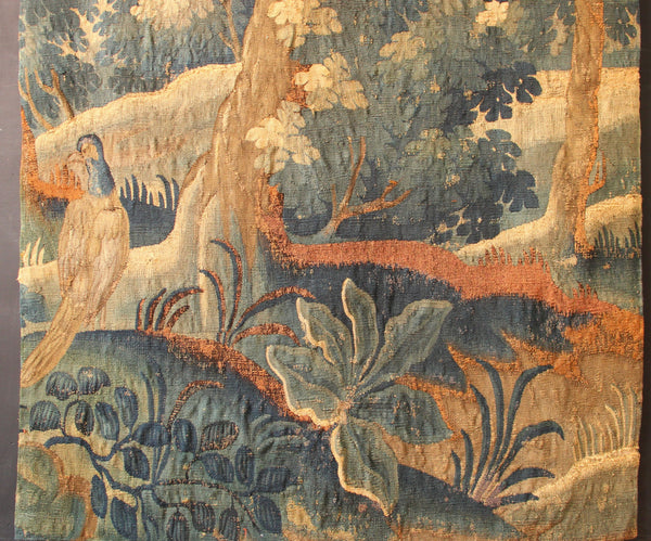18th Century Flemish Verdure Tapestry 3'10" x 7'7" / 117 x 230cm