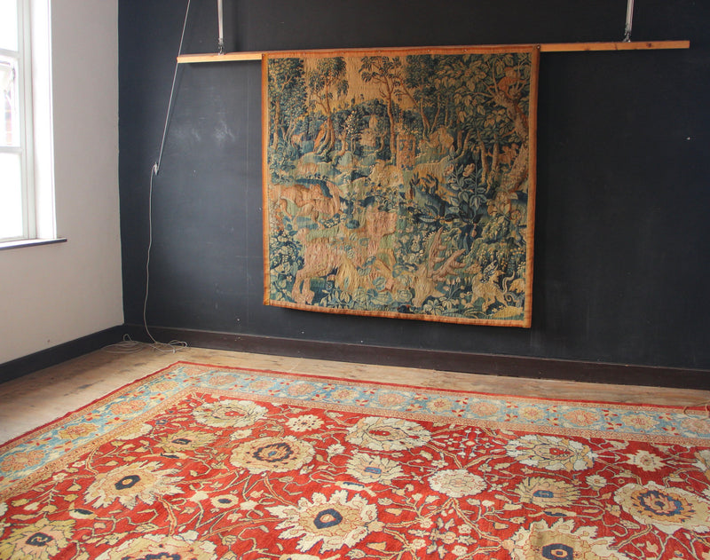 16th Century Tapestry With Fantastic Beasts, Northern France, 6'6" x 6'2" / 197 x 188cm
