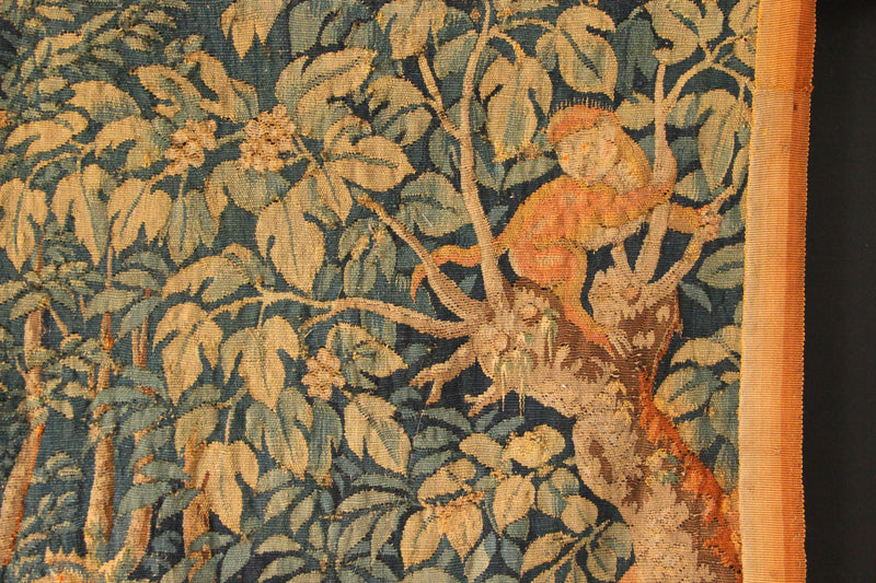 16th Century Tapestry With Fantastic Beasts, Northern France, 6'6" x 6'2" / 197 x 188cm