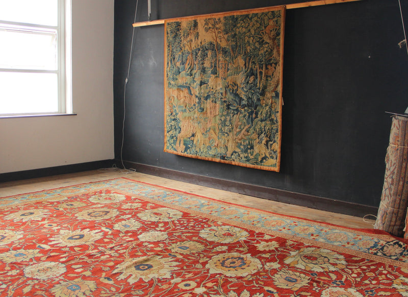 16th Century Tapestry With Fantastic Beasts, Northern France, 6'6" x 6'2" / 197 x 188cm