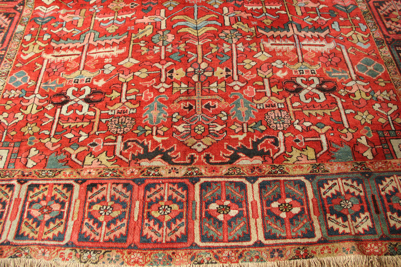 Antique Heriz Carpet Allover Design 9'4" x 14'4" / 286 x 419cm
