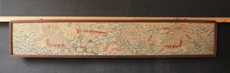 17/18th Century Flemish Tapestry 1'3" x 7'0" / 38 x 214cm