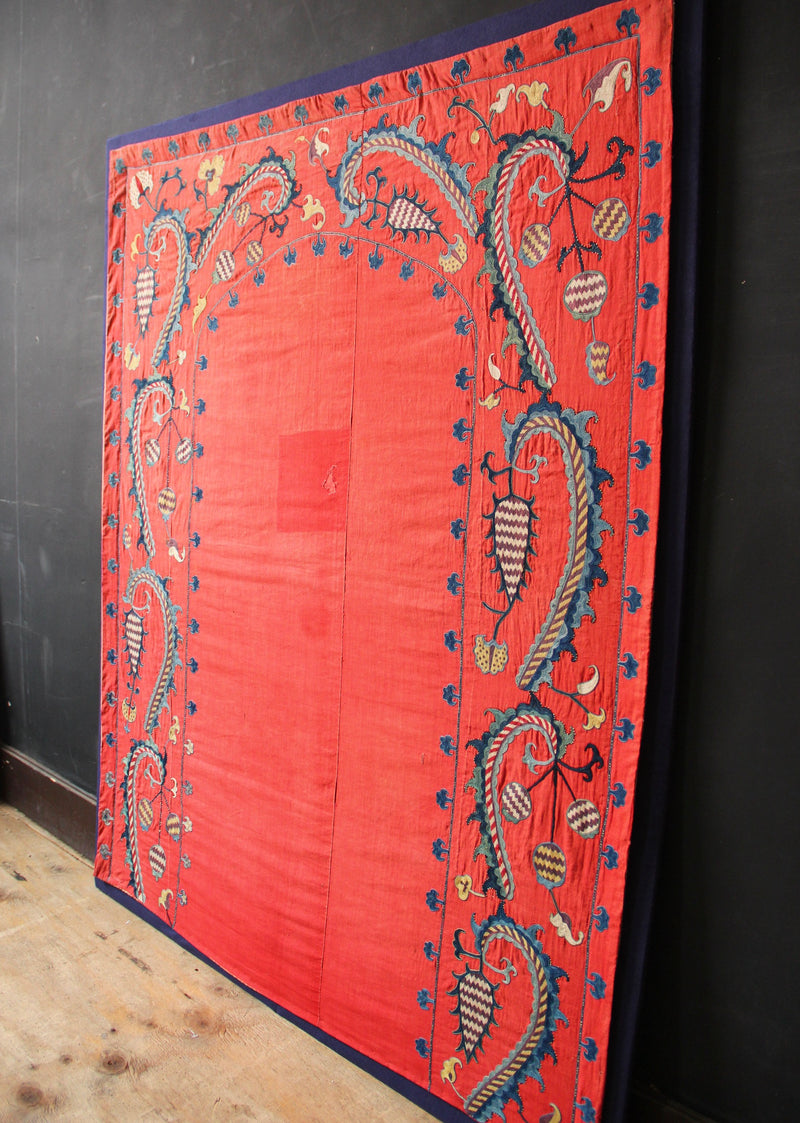 Mid 19th Century Sharisabz Nim Suzani 114 x 140cm / 3'9" x 4'7"