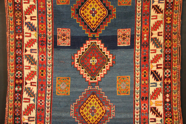 Antique Fine Kazak 130 x 265cm / 4'3" x 8'8"