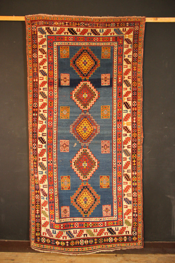 Antique Fine Kazak 130 x 265cm / 4'3" x 8'8"