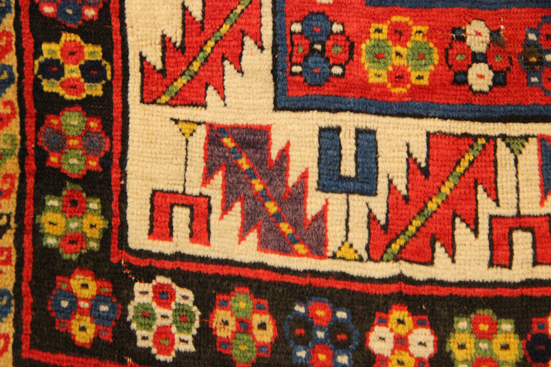 Antique Fine Kazak 130 x 265cm / 4'3" x 8'8"