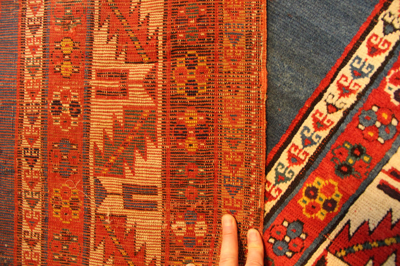 Antique Fine Kazak 130 x 265cm / 4'3" x 8'8"