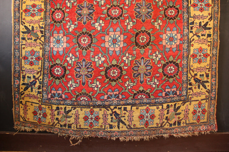 Antique Bidjar Mina Khani 145 x 274cm/ 4'9" x 9'0"