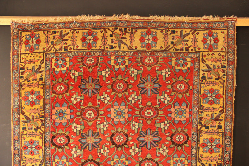 Antique Bidjar Mina Khani 145 x 274cm/ 4'9" x 9'0"