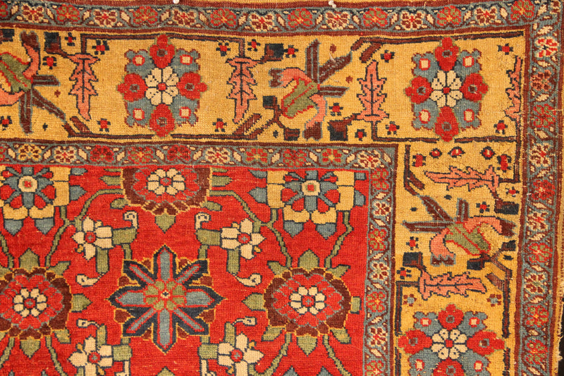 Antique Bidjar Mina Khani 145 x 274cm/ 4'9" x 9'0"