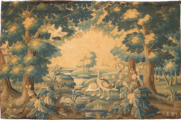 17/18th Century Flemish Verdure Tapestry 5'7" x 9'0" / 170 x 270cm