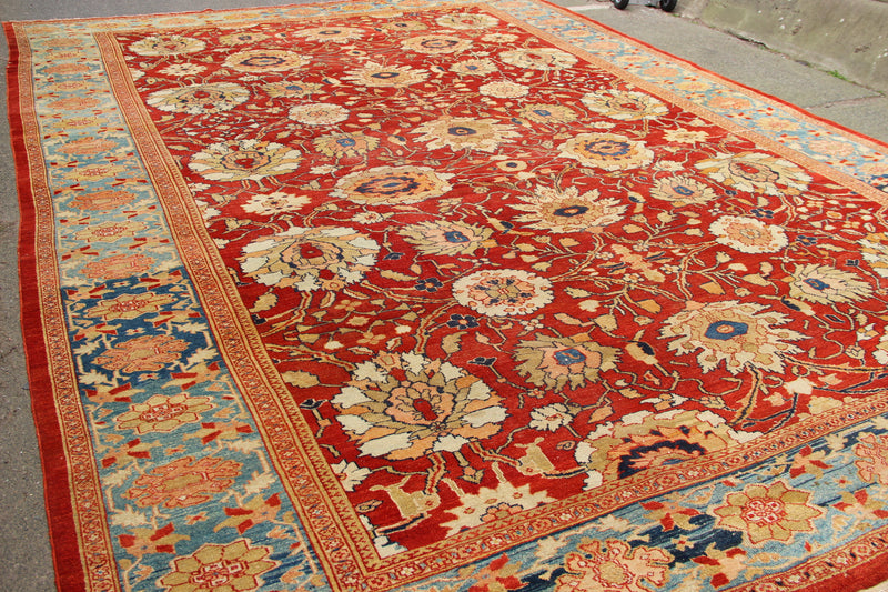 Antique Ziegler & Co carpet ca 1890 385 x 540cm / 12'8" x 17'8"