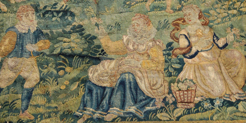 A Flemish Game Park Tapestry, 17th Century 234 x 266cm / 7'8" x 8'9"