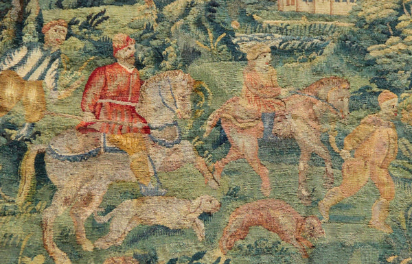 A Flemish Game Park Tapestry, 17th Century 234 x 266cm / 7'8" x 8'9"