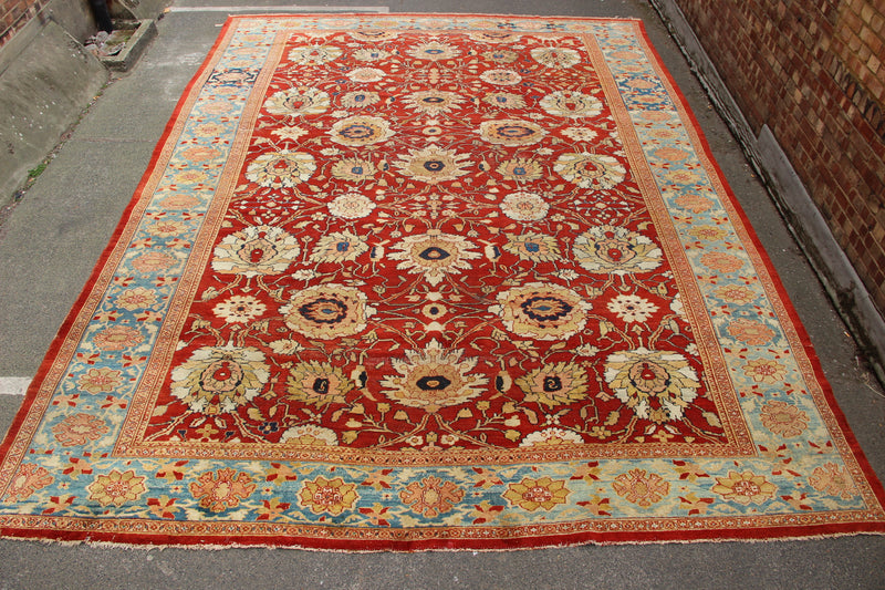 Antique Ziegler & Co carpet ca 1890 385 x 540cm / 12'8" x 17'8"